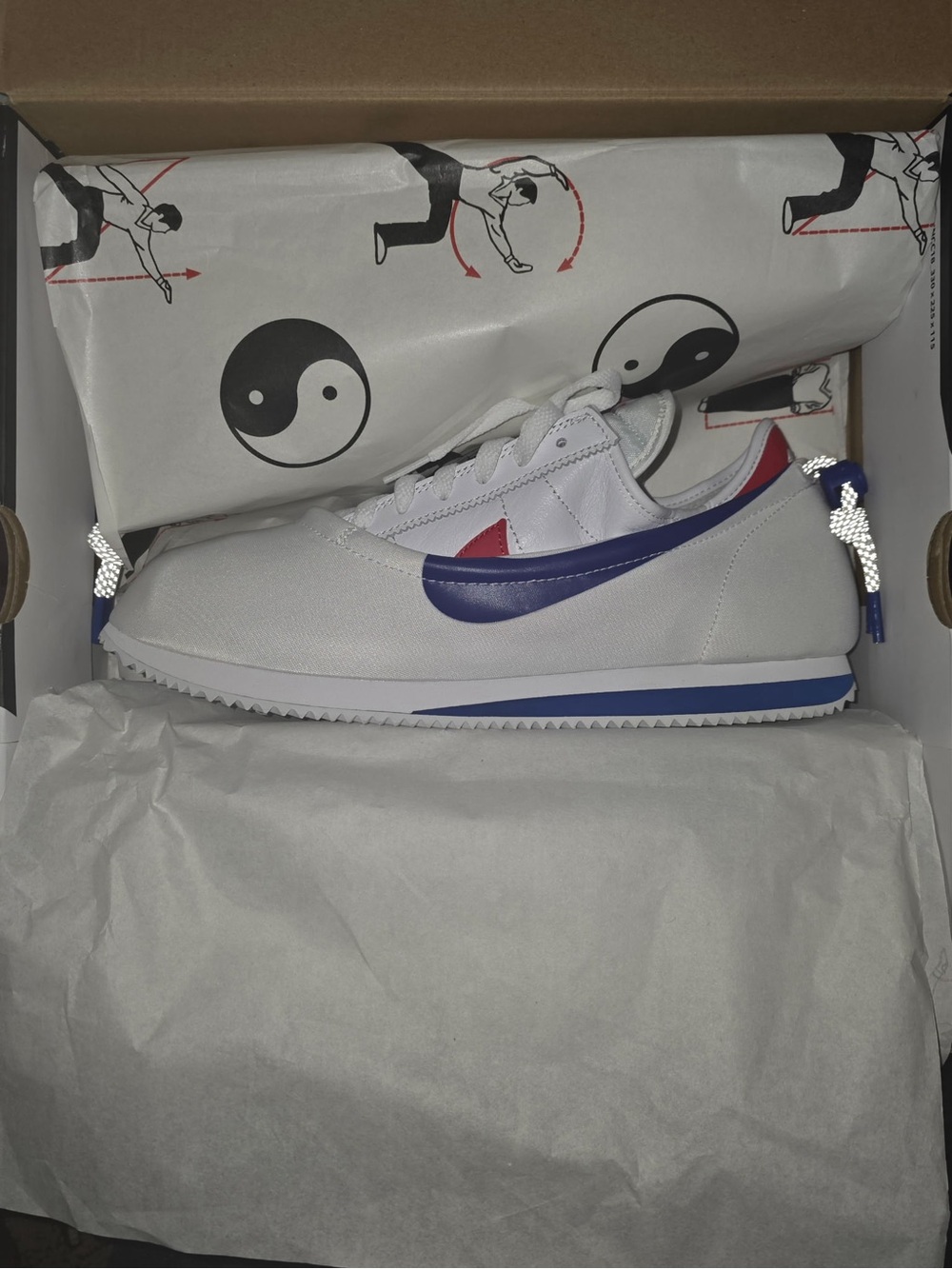 Nike White Cortez Forest Gump